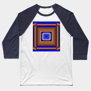 Shapes and blue Baseball T-Shirt